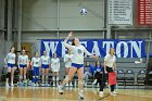 VB vs USCGA  Wheaton College Women's Volleyball vs U.S. Coast Guard Academy. - Photo by Keith Nordstrom : Wheaton, Volleyball